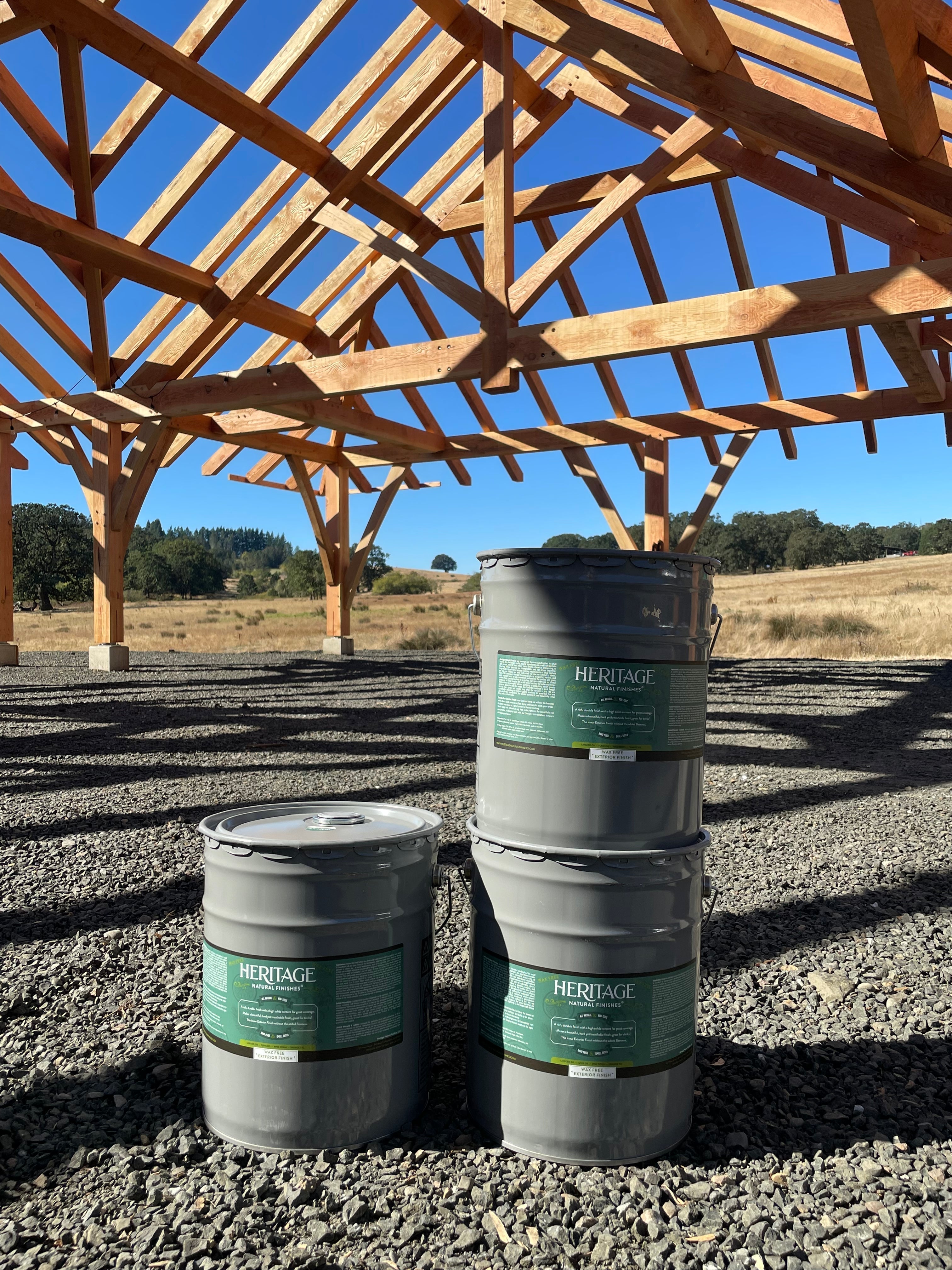 Finishing a Timber Frame