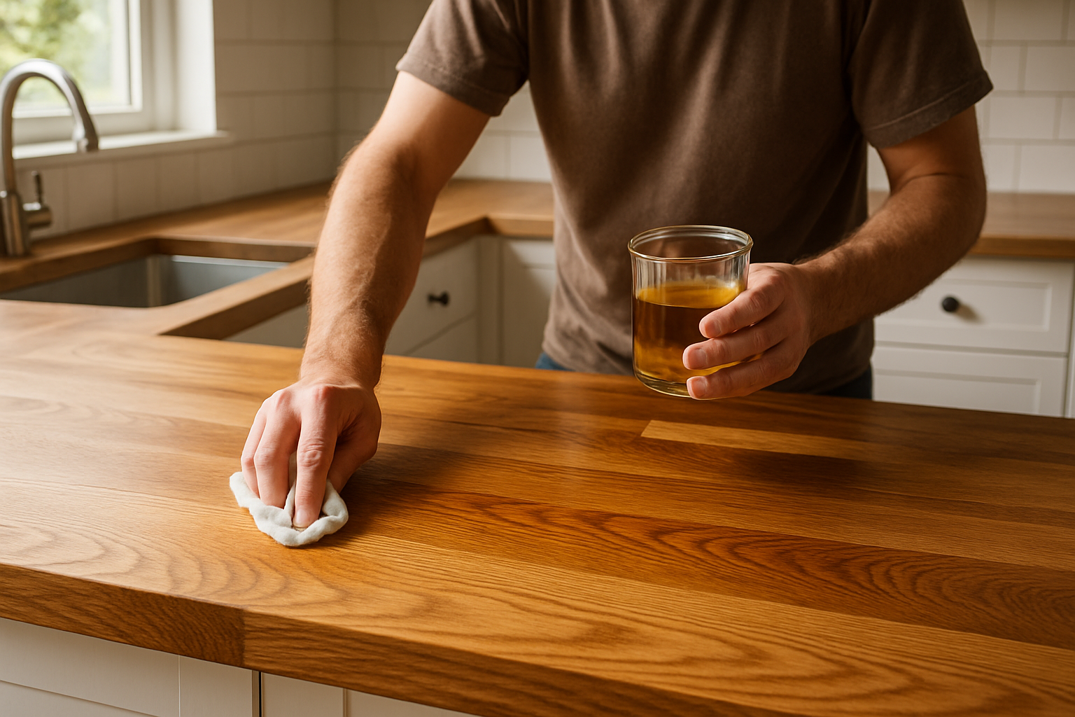 How to Finish a Wood Countertop