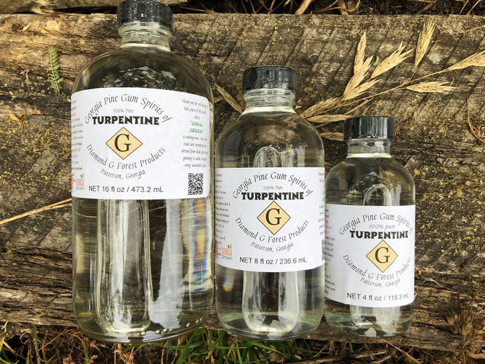 100% Pure Gum Spirits of Turpentine by Diamond G Forest Products